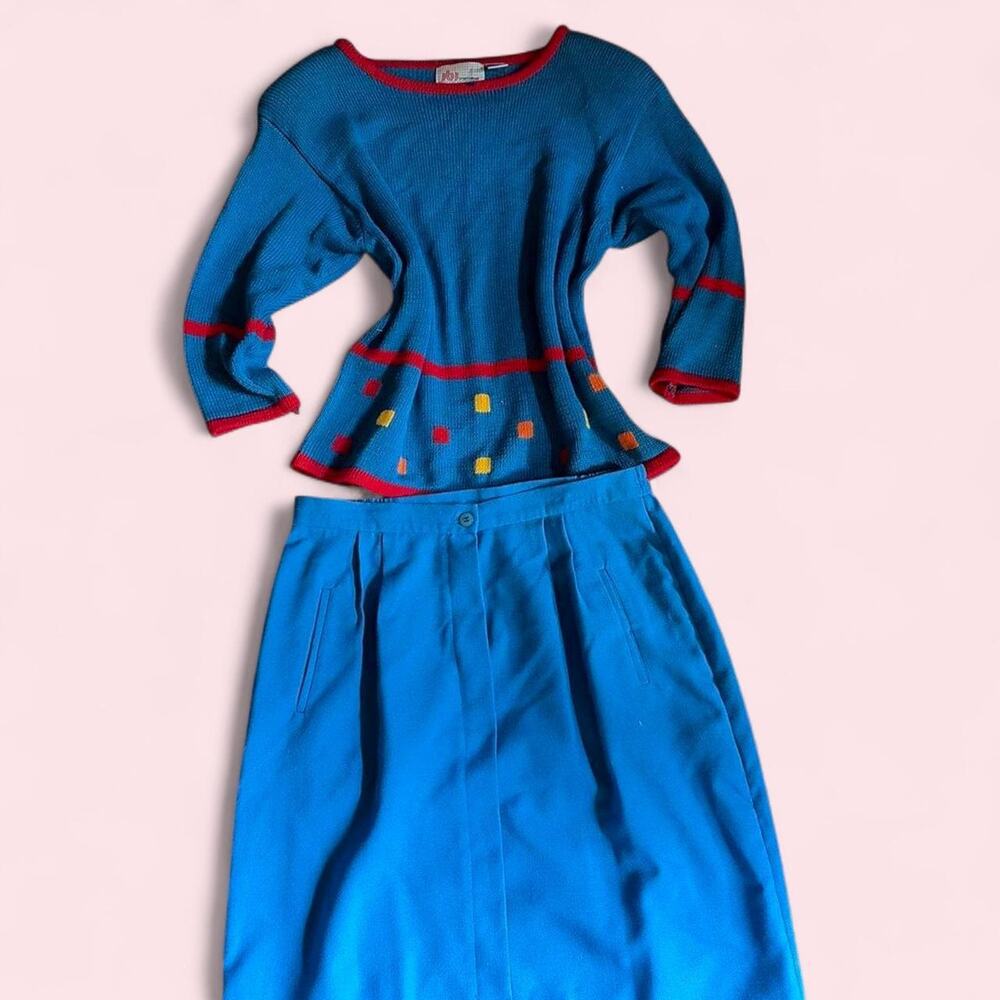 Vintage 80s retro jbj sportswear cotton co ord set